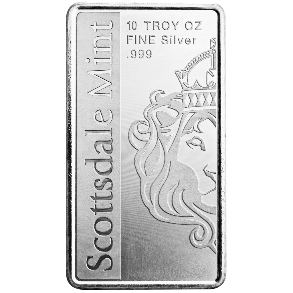 10 oz Silver Bar Scottsdale Michael Arch Angel PERTH BULLION EXCHANGE