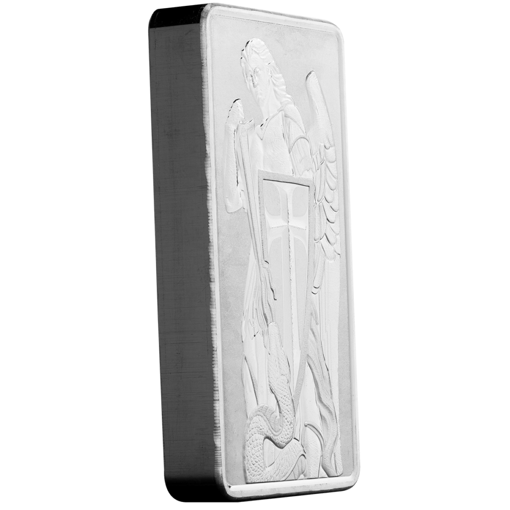 10 oz Silver Bar Scottsdale Michael Arch Angel PERTH BULLION EXCHANGE