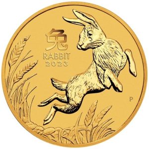 2023 Year of the Rabbit 1/20oz Perth Mint Gold Bullion Coin