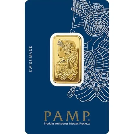 10 gram Pamp Suisse - Lady Fortuna with Veriscan .9999 Gold Bar (In Assay)