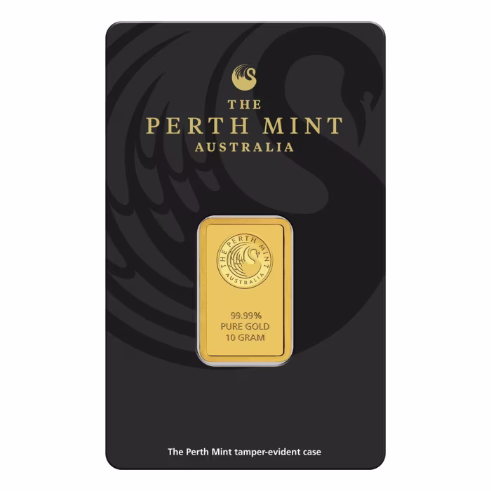 10 gram Perth Mint 9999 Gold Bar (in Assay) **Pre-order ETA 19/10/2026**