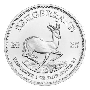 2025 1 oz South Africa Krugerrand .999 Silver BU Coin **Preorder ETA 20/01**