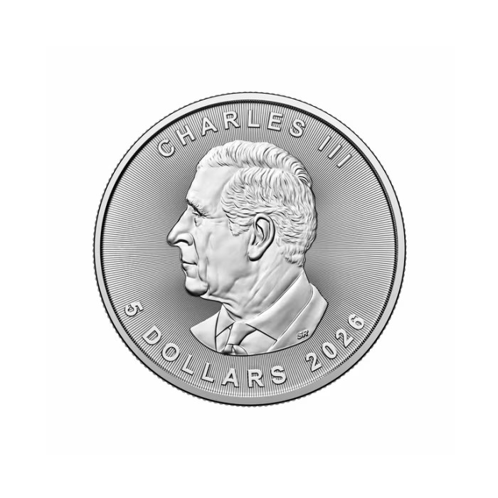 2026 1 oz Canada Maple Leaf .9999 Silver BU Coin