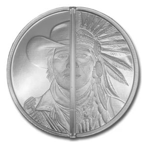 1 oz Western Warrior .999 Silver BU Round **Preorder ETA 25/01**