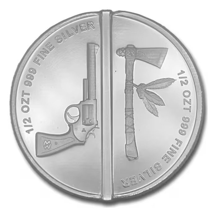 1 oz Western Warrior .999 Silver BU Round **Preorder ETA 25/01**