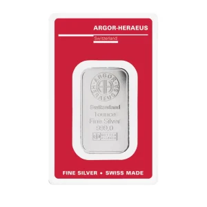 Argor Heraeus Silver Minted Bar 1oz