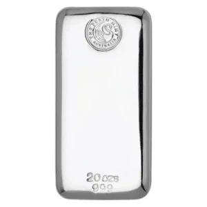 20 oz Perth Mint .999 Silver Bar - Buy Back Secondary Market