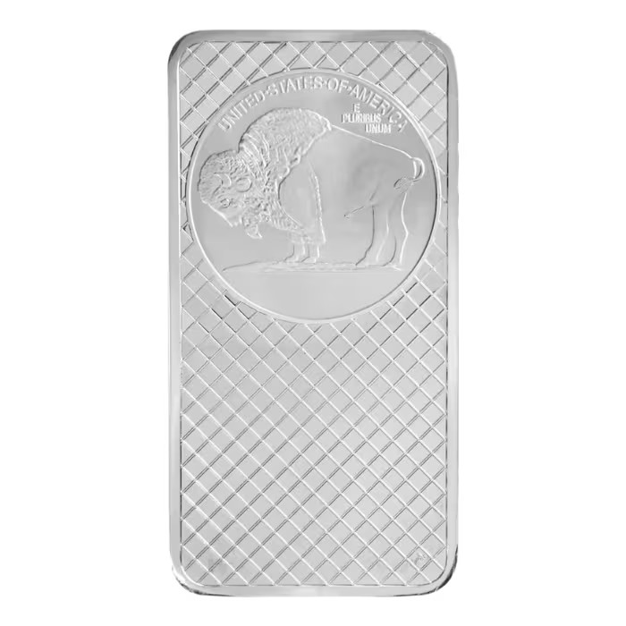 10 oz Silvertowne Buffalo .999 Silver Bar